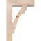 Ekena Millwork Olympic Block Smooth Bracket w/ Offset Brace, Douglas Fir, 7 1/2"W x 26"D x 38"H BKT0806X26X38OLY05SDF - alternate 4